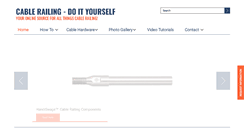 Desktop Screenshot of cablerailingdiy.com